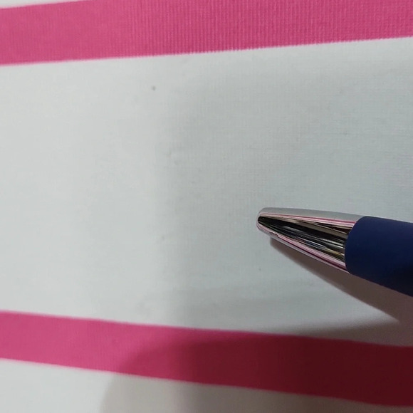 Talbots Pink and White Striped Shirt XL Square Neck - Picture 5 of 5